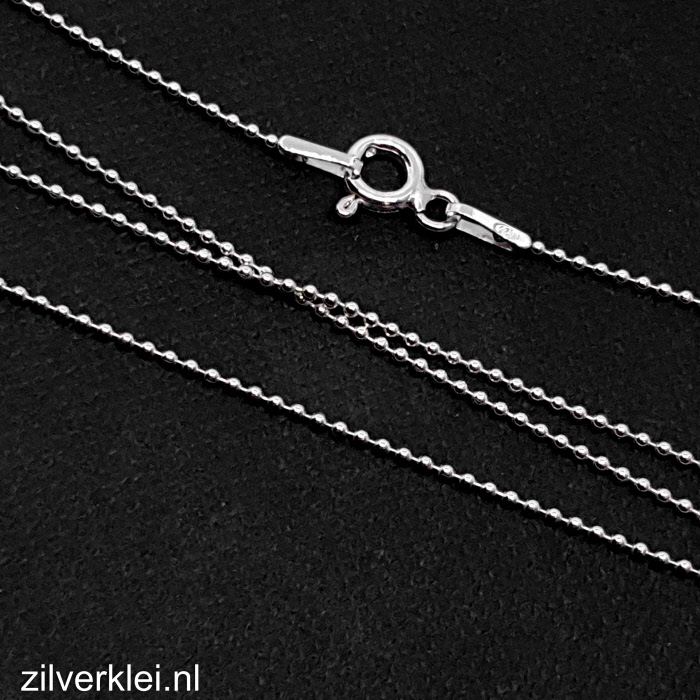 Zilveren goldplated ketting met hanger turquoise voor dames | Lucardi-NL